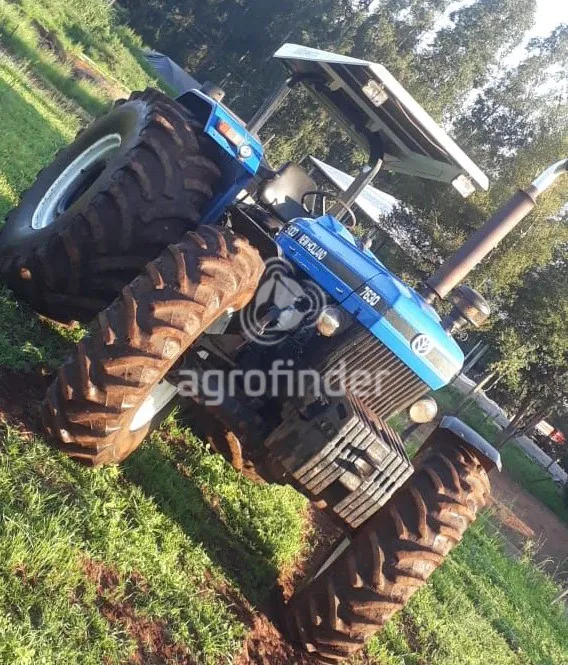 Jogo de Pneu Fino E Roda Para Trator New Holland 7630 em Boa 672846